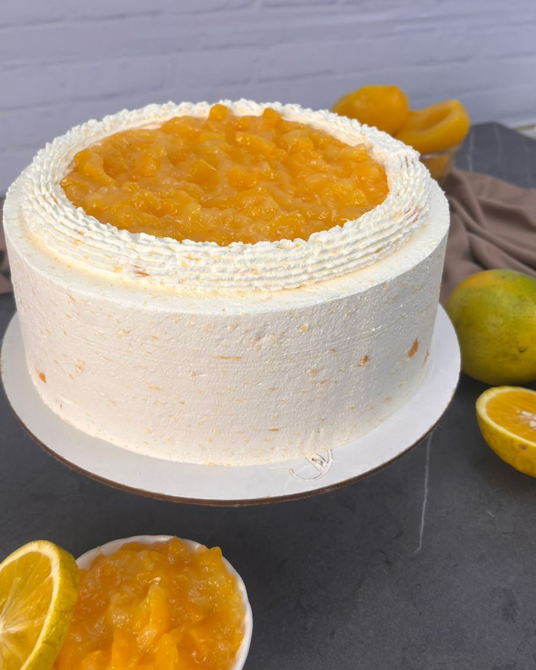 TORTA DURAZNO NARANJA