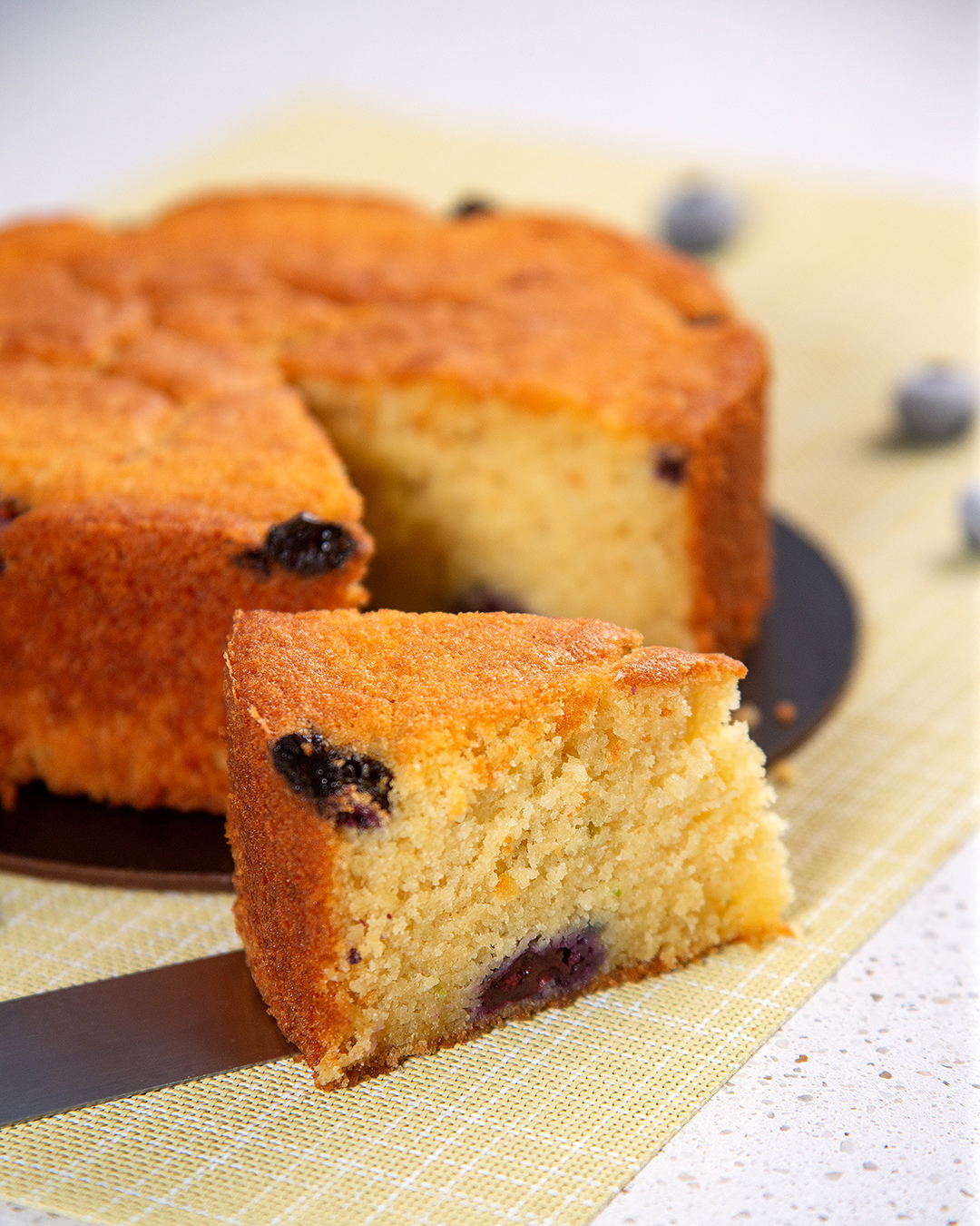 TORTA DE ARÁNDANOS